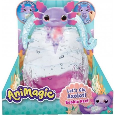 GOLIATH Peluche Interactive Animagic Axolotl Aquarium