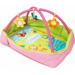 SMOBY Tapis D'activites Et Aire D'eveil 2 En 1 Cotoons Rose Smoby 110216 Jouets Bebe