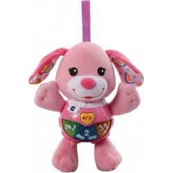 VTECH Chant' Toutou Rose Vtech Baby 502355 Peluche Musicale, Parlante Et Lumineuse