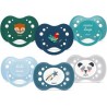 DODIE Lot De 6 Sucettes Dodie +18 Mois Garçon