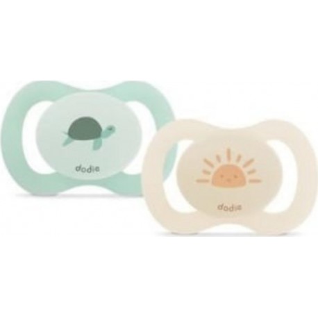 DODIE Duo Sucettes Anatomiques 0/2 Mois Tortue