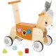 JURATOYS-JANOD Porteur En Bois Coloré Avec Boîte À Formes Pour Enfants
