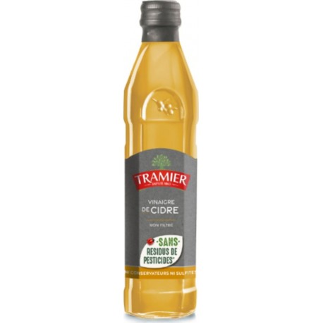 TRAMIER Vinaigre De Cidre bon Filtré Sans résidus de pesticides, sans conservateurs