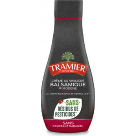 TRAMIER Crème au Vinaigre Balsamique de Modène Sans Résidus de Pesticides