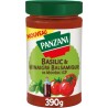 PANZANI Sauce Les Recettes Maison Basilic et Vinaigre Balsamique de Modèle IGP 390g