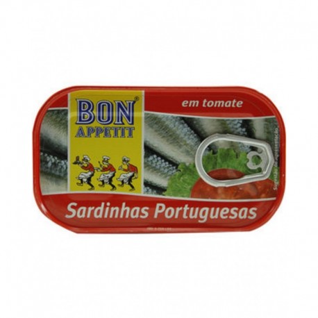 Bon Appetit Sardines à la Tomate 120g (carton de 12)