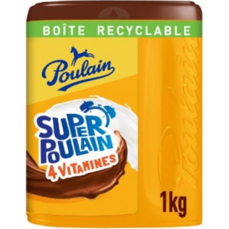POULAIN Chocolat en Poudre Super Poulain 4 Vitamines