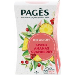 PAGES Thé Saveur Ananas Cranberry