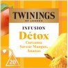 TWININGS Infusion Detox Saveur Curcuma, Mangue et Ananas