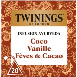 TWININGS Infusion Coco Vanille Fêves de Cacao
