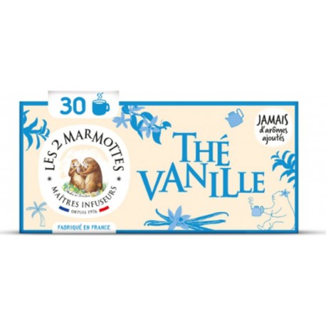 LES 2 MARMOTTES Thé Noir Vanille Bio