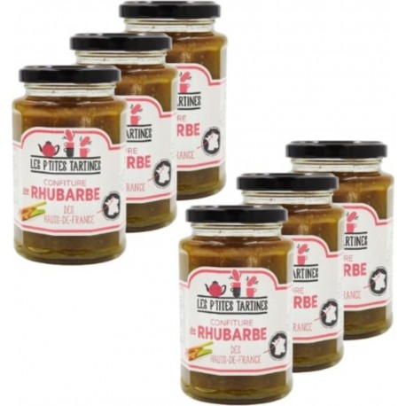 LES P'TITES TARTINES Confiture Rhubarbe Haut De France Les P'tites Tartines