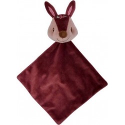 Paris Prix Doudou Mouchoir Bébé forêt Magique 18x18cm Rose