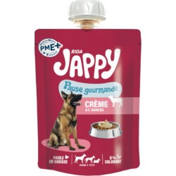 RIGA Gourde Jappy Crème à l'Agneau Pause Gourmande 0% Colorant
