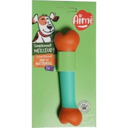 AIME Jouet Pour Chien Os 12cm Caoutchouc