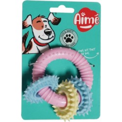 AIME Jouet pour Chien Anneaux de Dentition