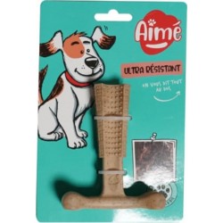 AIME Jouet Pour Chien Os Bambou