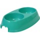 AIME Gamelle pour Chien Chat Double Bleu