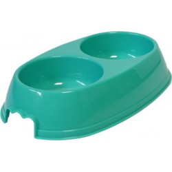 AIME Gamelle pour Chien Chat Double Bleu