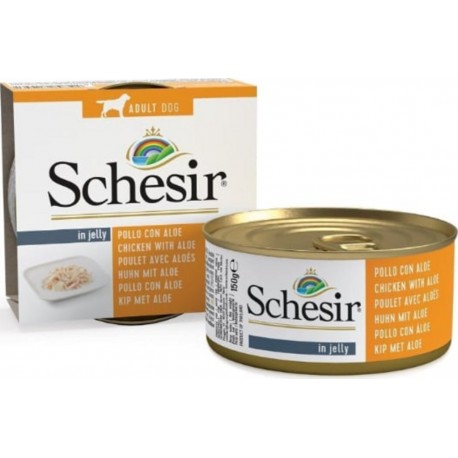 SCHESIR Schesir Chien Gelée Boîte 150 G Poulet Aloe