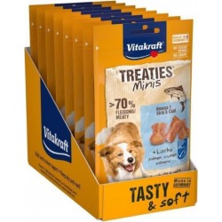 Vitakraft Treaties Mini Friandise Pour Chien Au Saumon + Oméga 3 8x48g
