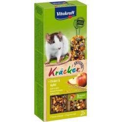 Vitakraft Kräcker Friandise Pour Rats Epeautre Pomme Lot De 10x2
