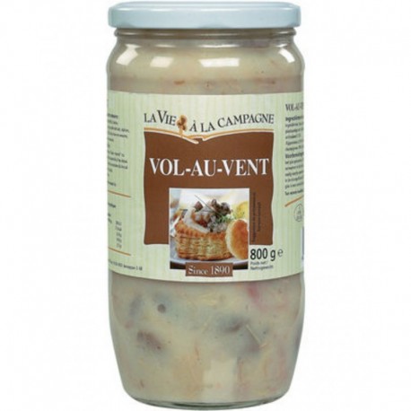 La Vie à la Campagne Sauce pour Vol-Au-Vent 800g (lot de 6)