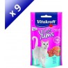 Vitakraft Cat Yums Friandise Pour Chat Au Saumon 9x40g