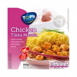 Top’s Cuisine Chicken Tikka Masala 375g (lot de 6)