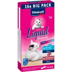 Vitakraft 58000 Friandise Pour Chiens Et Chats Chat Friandises Foie, Saumon 240g