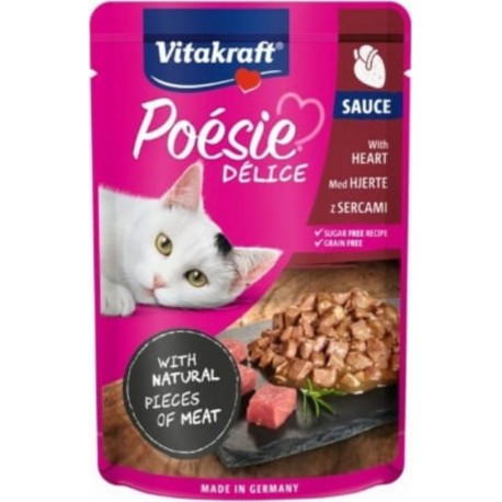 VITAKRAFT Aliments Pour Chat Vitakraft Poesie Delice Corazones 85g
