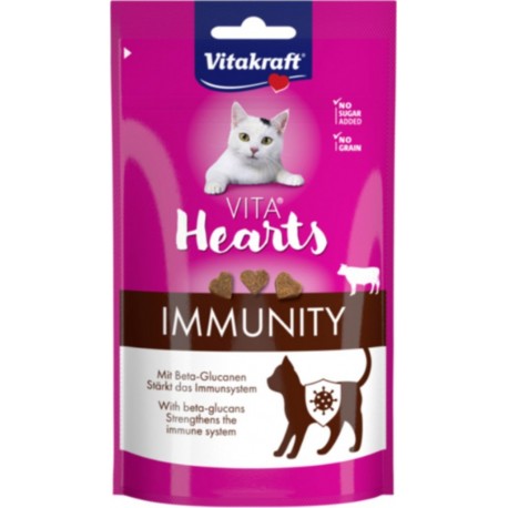VITAKRAFT Friandises pour Chats Vita Hearts Immunité