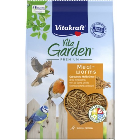 VITAKRAFT Aliment pour Oiseau Sauvage Vers de farine séchés