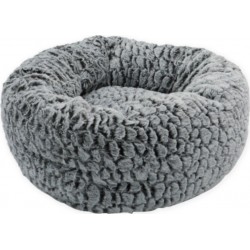 AIME Panier Pour Chat Fourrure Grise Douce Confort Gecko