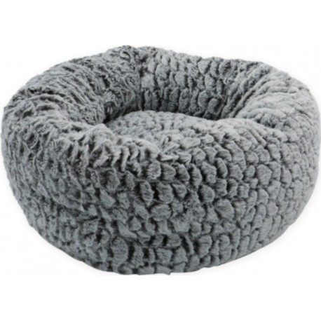 AIME Panier Pour Chat Fourrure Grise Douce Confort Gecko