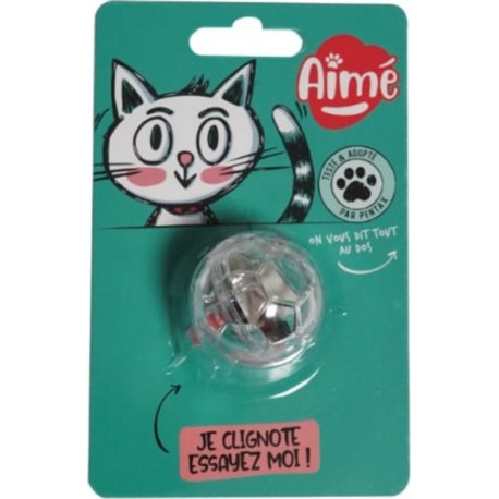 AIME Jouet Pour Chat Balle Lumineuse
