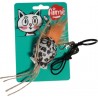 AIME Jouet pour Chat Balle Léopard avec Plumes et Cordes