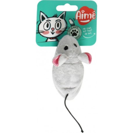 AIME Jouet pour Chat Souris en Peluche