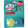 AIME Jouet pour Chat Balles à Picots Souples
