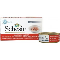 SCHESIR Pâtée Schesir Pour Chat Avec Bouillon Multipack 6 Boîtes X 50g