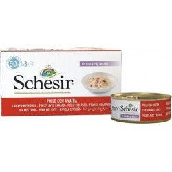 SCHESIR Patee Pour Chat Schesir Bouillon Poulet/canard