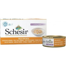 SCHESIR Pâtée Schesir Pour Chat Avec Bouillon Multipack 6 Boîtes X 50g