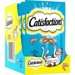 CATISFACTIONS Catisfactions Friandises Au Saumon Pour Chat Et Chaton 60 G X6