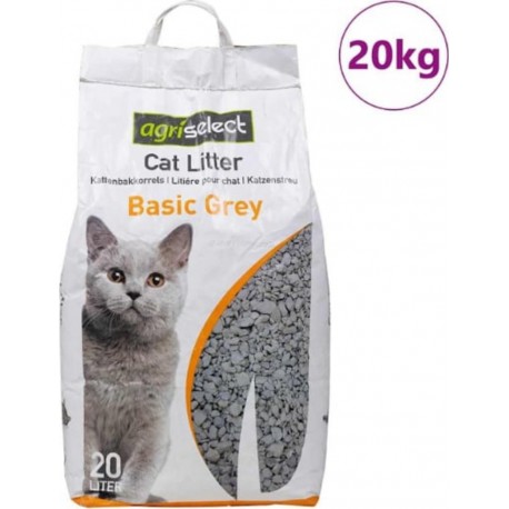 VIDAXL Litière Pour Chat Avec Poudre Pour Bébé, Parfum Bentonite, 20L Vidaxl