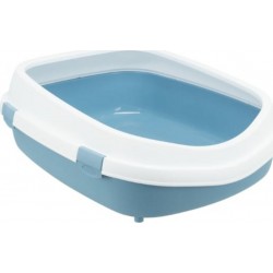 Trixie 40175 Bac À Litière Pour Chiens Et Chats Chat Toilettes Ouvertes Pour Animaux De Compagnie Bleu