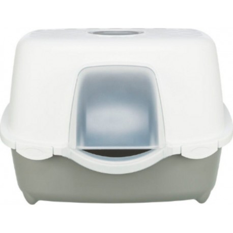 TRIXIE Bac À Litière Pour Chats Trixie Davio Top Blanc Gris 56 X 39 X 39 Cm Plastique