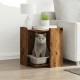 VIDAXL Meuble De Bac À Litière Pour Chat Vieux Bois Bois D'ingénierie Vidaxl