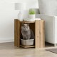 VIDAXL Meuble De Bac À Litière Pour Chat Chêne Artisanal 42x42x51 Cm Vidaxl