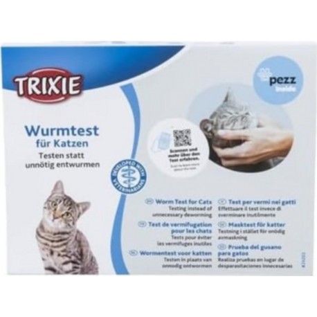 TRIXIE Test Parasitologique Pour Chats, 19,5 × 15 × 2 Cm