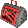 PARIS PRIX Caisse De Transport Pour Chat pliable 46cm Rouge
